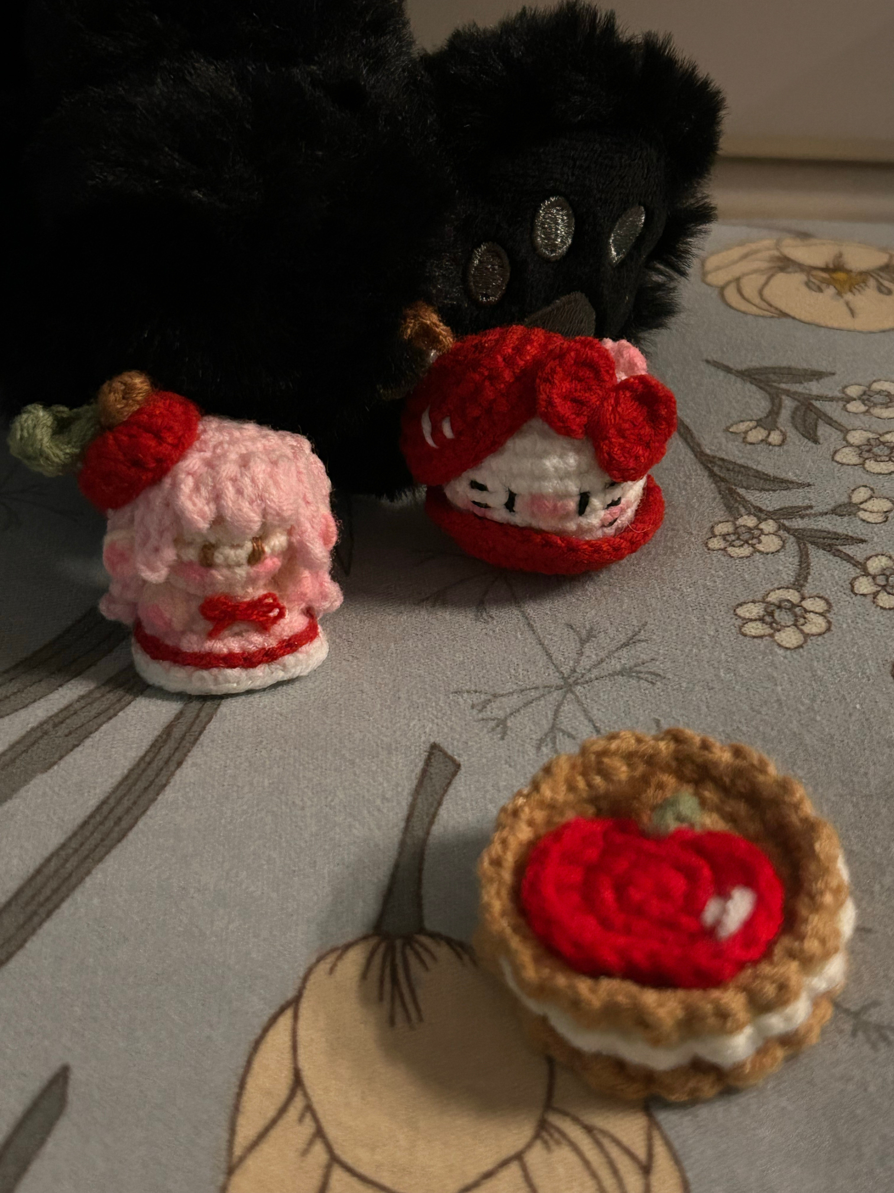 终于戴上鸭架子给我c钩的围脖了