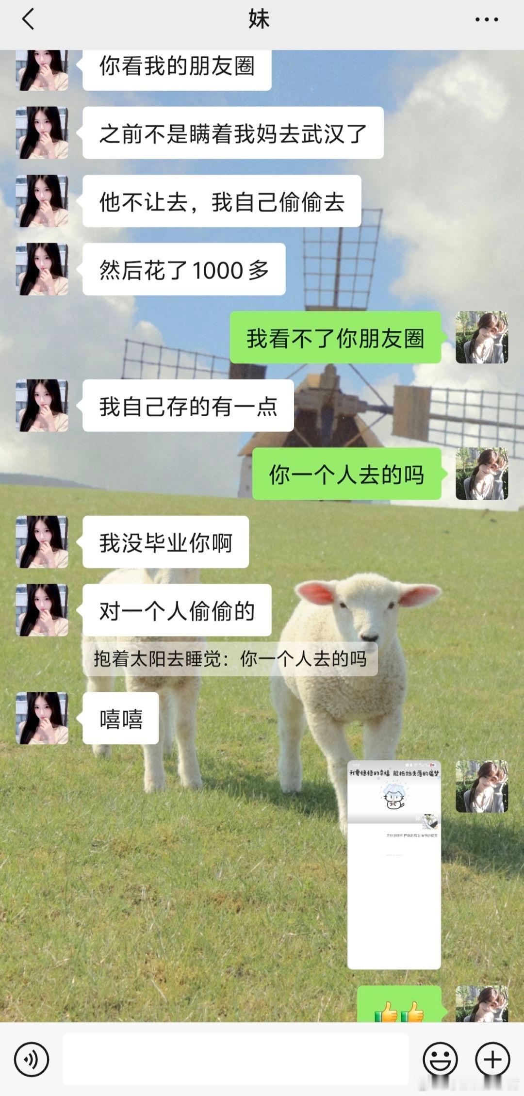 我还以为妹妹不发朋友圈，原来是被毕业了​​​