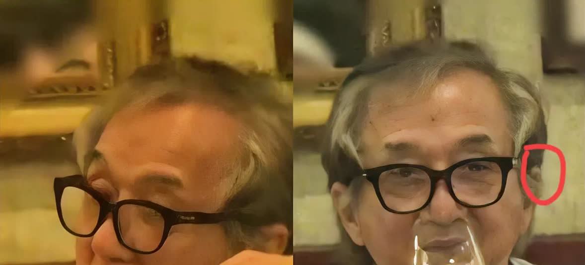 成龙年纪大了，我没哭成龙减少不拍戏了，我也没哭但当71岁、头发花