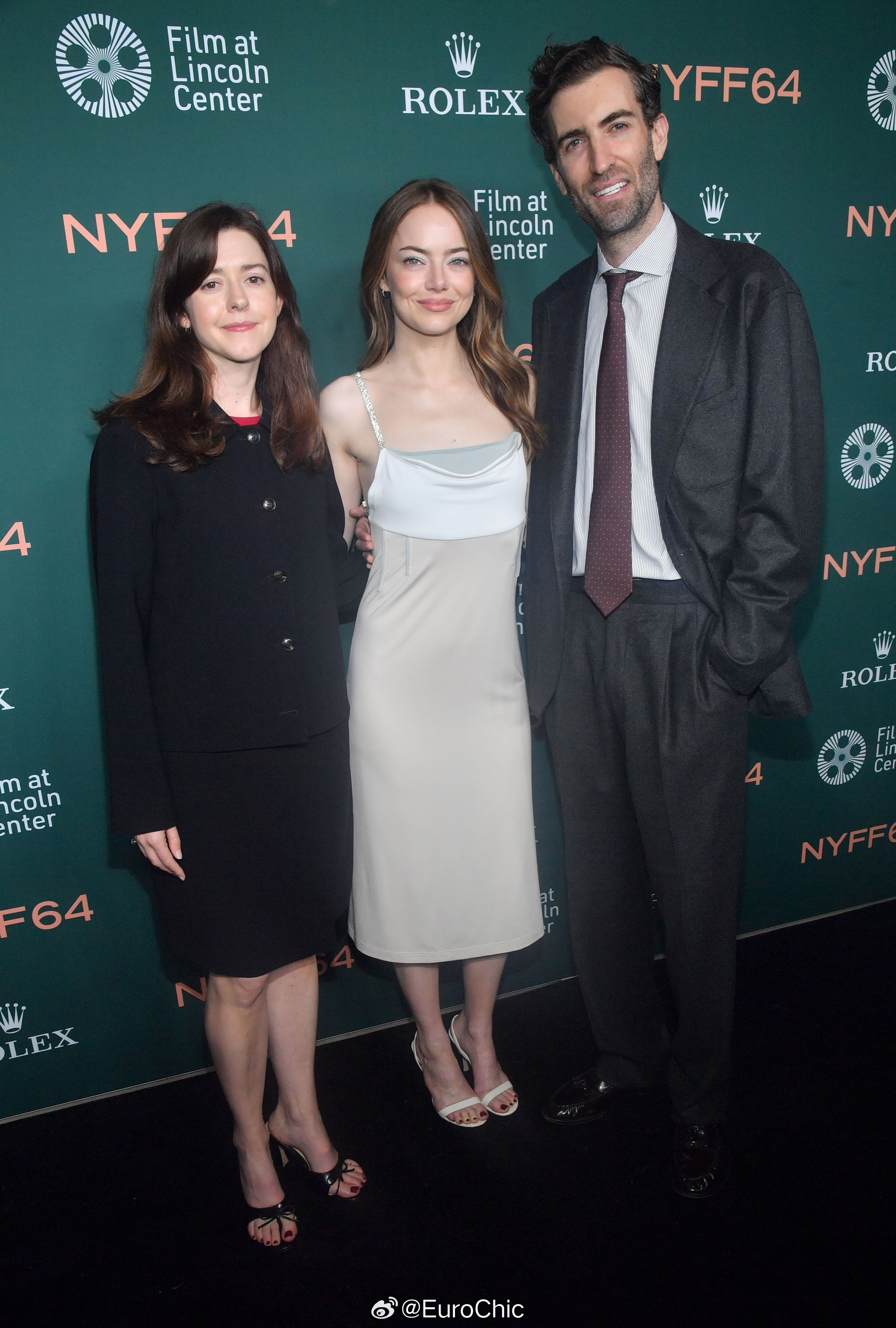 EmmaStone10.7作为制片人亮相《首演》纽约电影节全球首映，石头姐