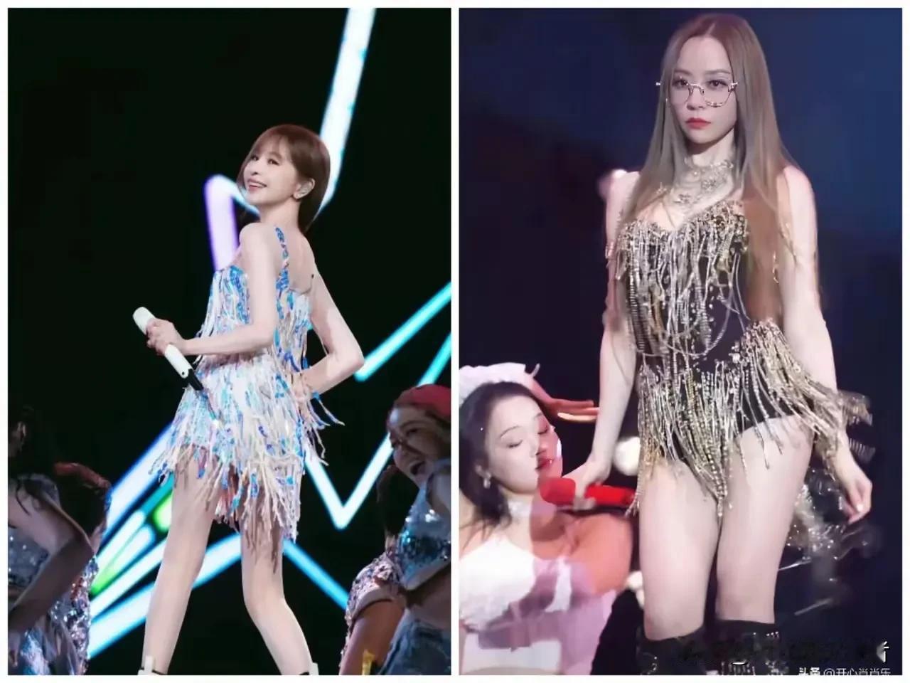 一眼看出成熟的女人和俏皮的女人的差别。同样都是40多岁的女人，一样风格的衣服，