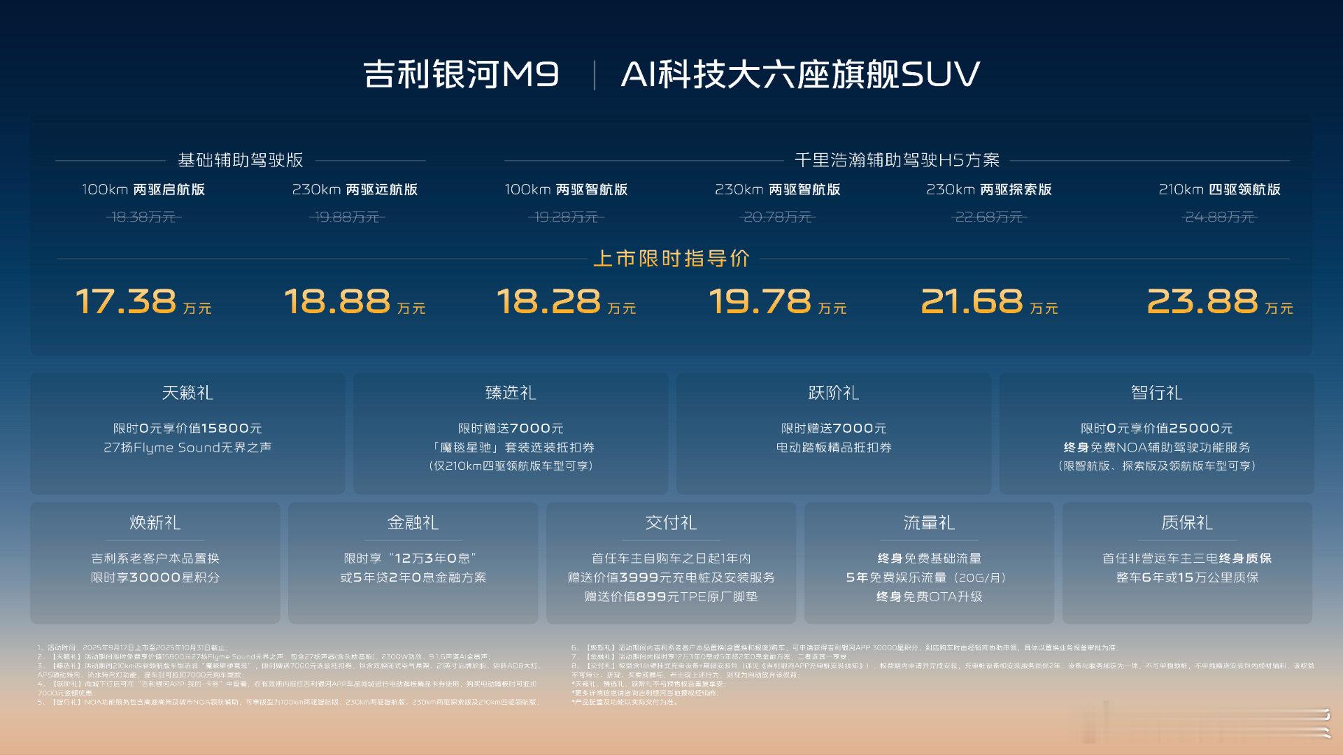 吉利银河M9上市17.38万起家人们！这场发布会直接看呆！陆毅夫妇都来站台的大