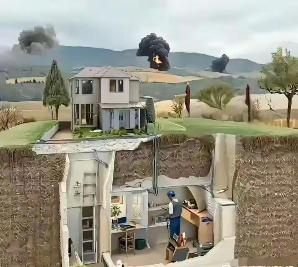 还是农村自建房好，可以自己挖地下室，一旦爆发战争可以做地下掩体，看看这家楼房里的