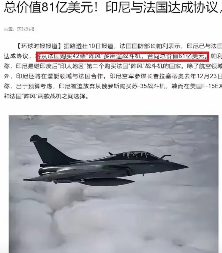彻底破防的还有印尼，上至将军们，下至飞行员，此刻估计都在问候大漂亮祖宗十八代呢。
