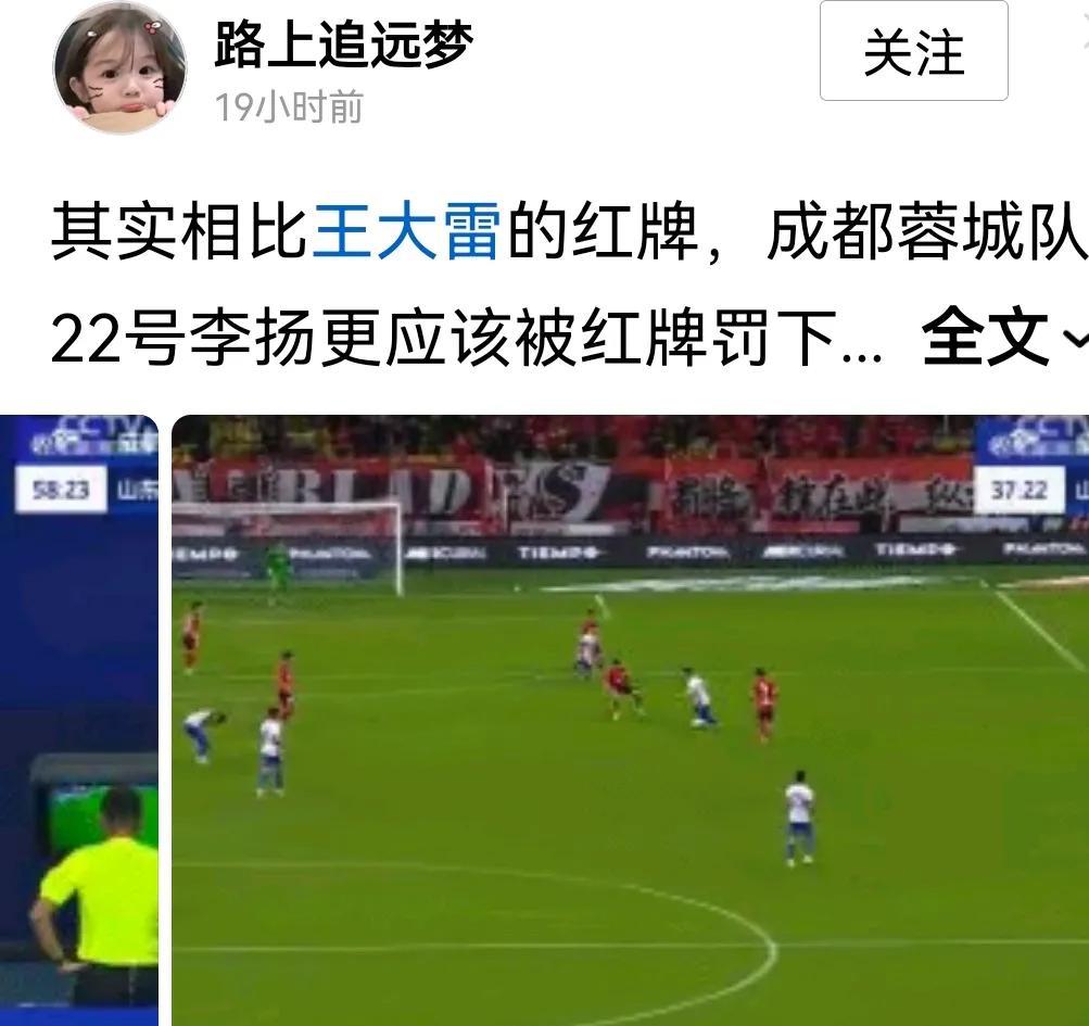 中国足协必须严令禁止在比赛中使用中国功夫！真没搞懂居然有人说成都蓉城后卫李扬这个