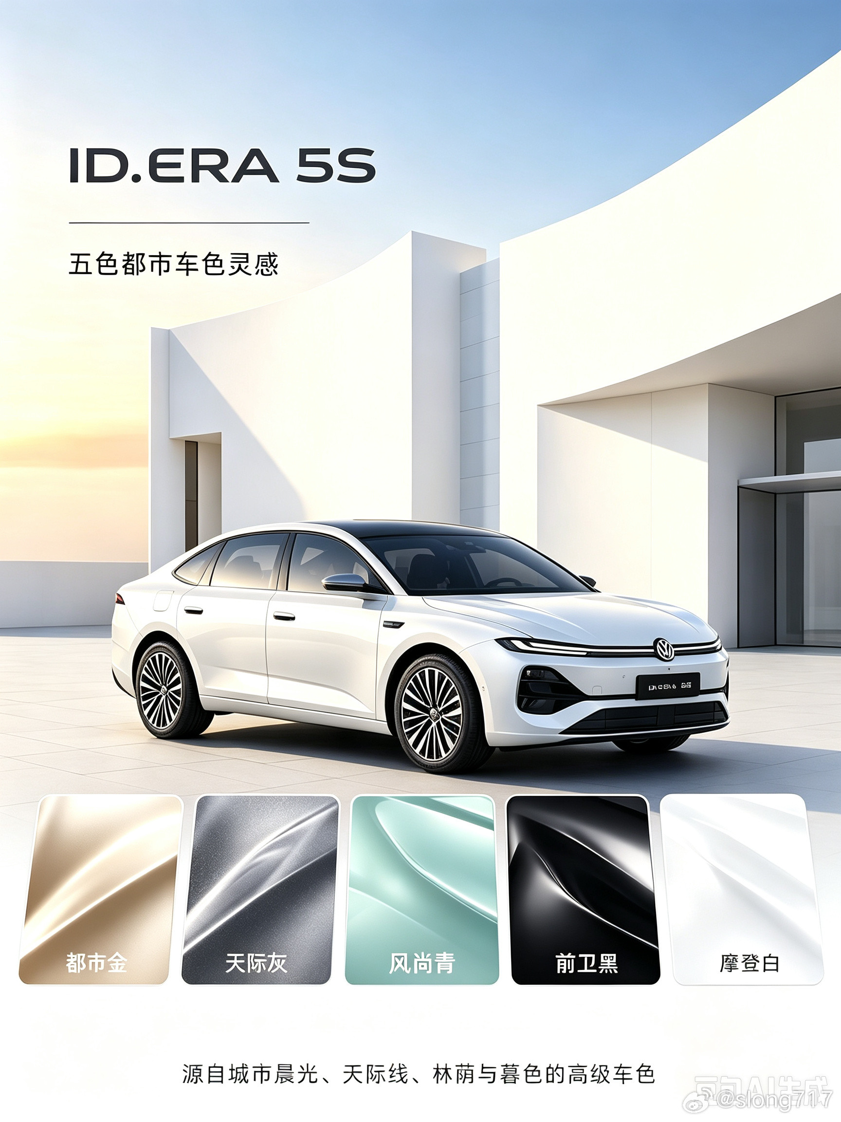 当都市色彩照进车身，上汽大众ID.ERA 5S全新车色正式揭晓五款外观...
