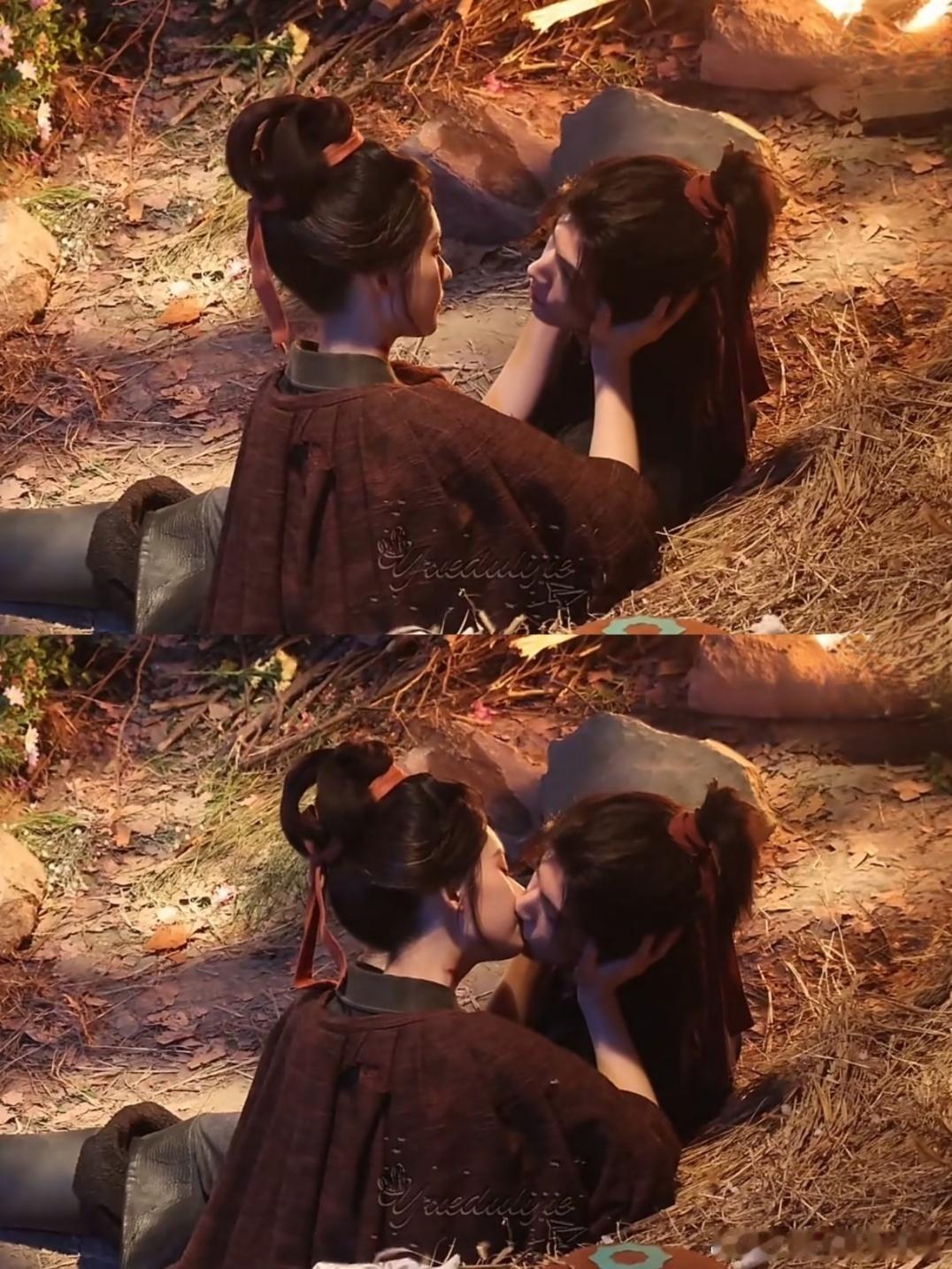 《归鸾》什么剧情不知道，张凌赫和林允这段配合着横店的初雪，浪漫氛围直接拉满！更让