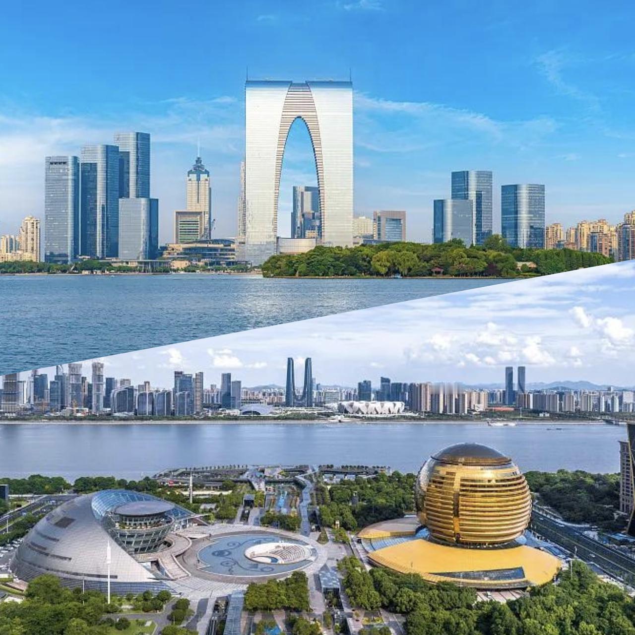 杭州辖区内的上市公司市值远高于苏州上市公司的市值，但在科创硬件公司的对比上，苏州