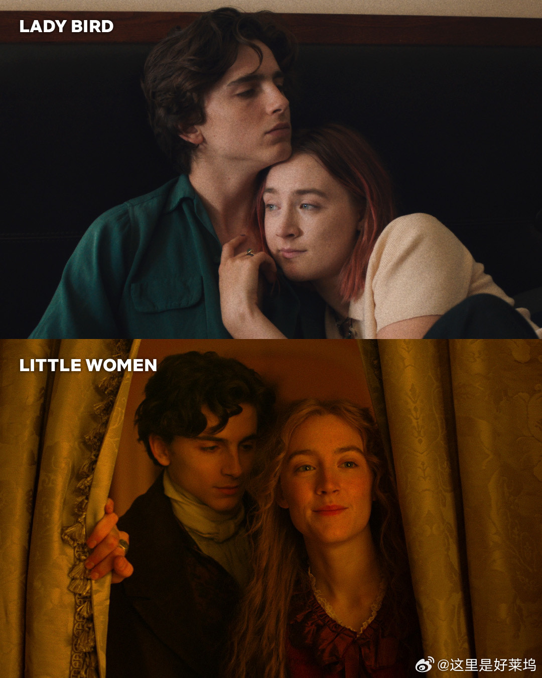 甜茶西尔莎·罗南“甜茶”提莫西·查拉梅（TimothéeChalamet）和