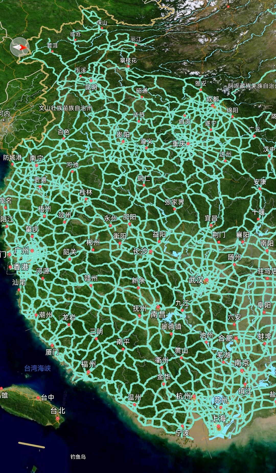 从地图上看四川与重庆这些地区的高速公路密度跟江浙沪、大湾区旗鼓相当。这样看来最近