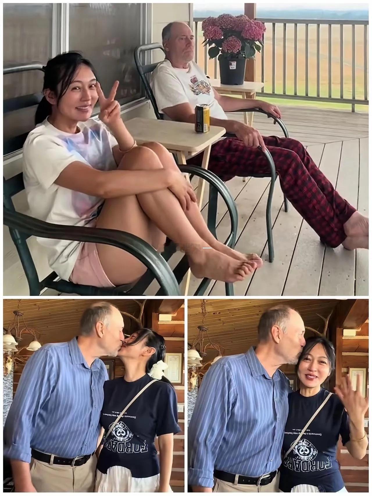 这年纪感觉都赶上她爷爷了，谁敢想是她丈夫