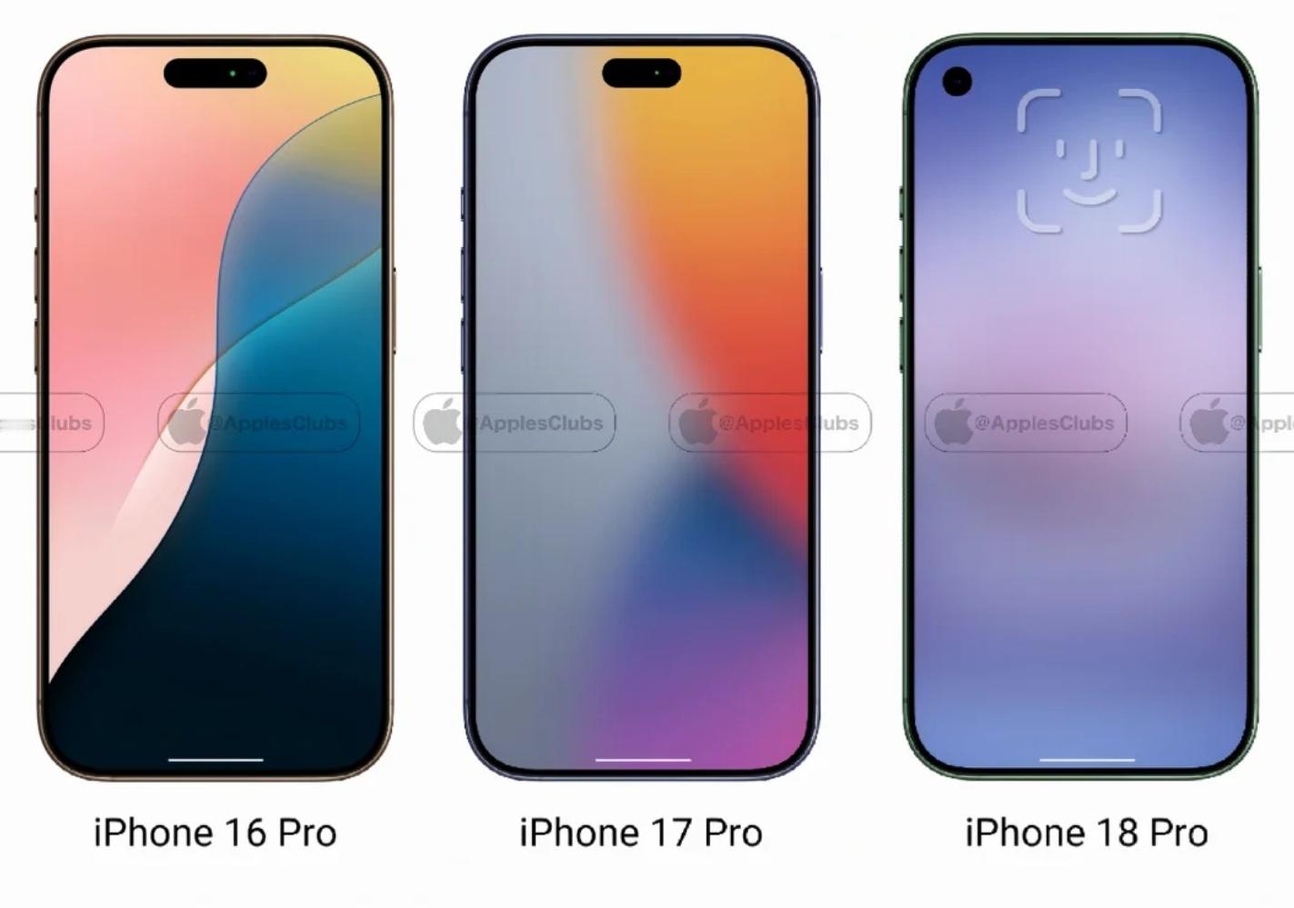 iPhone18最新爆料，将和沿用多年的“药丸屏”说拜拜，升级为单挖孔屏，前置