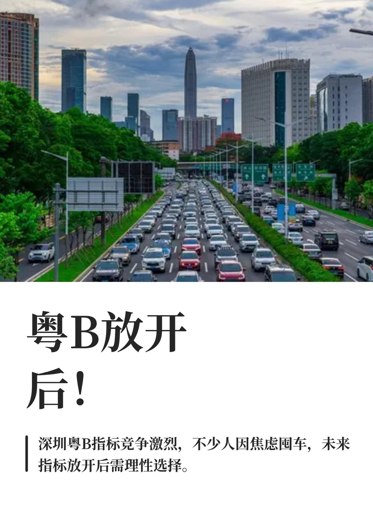 大反转，粤B放开反而没人要？深圳的粤B要是真的直接放开，买车的人反而会变少，是