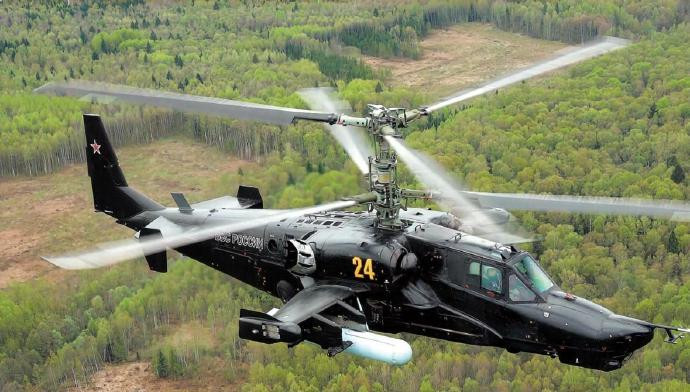 每天认识一件兵器俄罗斯Ka-50“黑鲨”武装直升机Ka-50“黑鲨”是卡莫夫