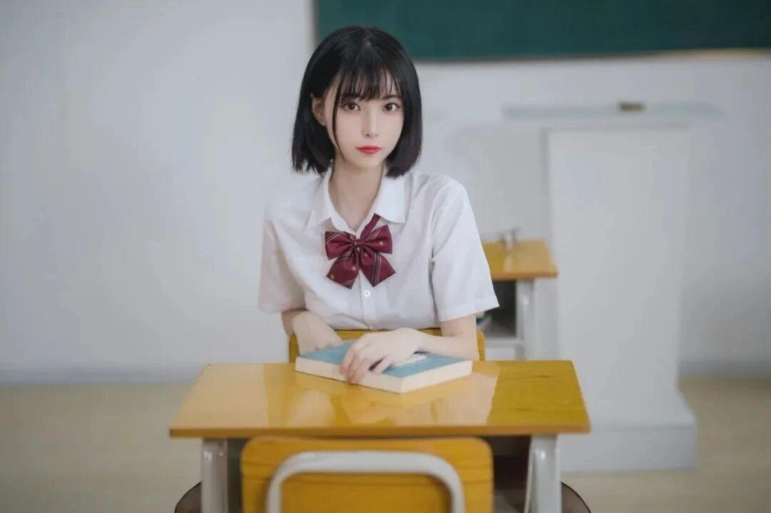 少女摄影|NO.0324期学院风JK少女教室随拍