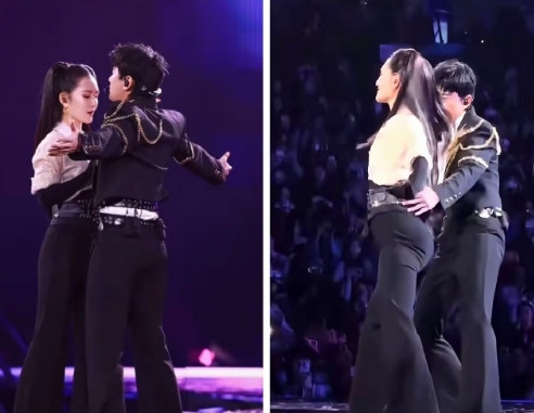 别再拿产后小腹开刀了，​我反对这场羞辱和苛责。​张杰演出后，谢娜因小腹不平被