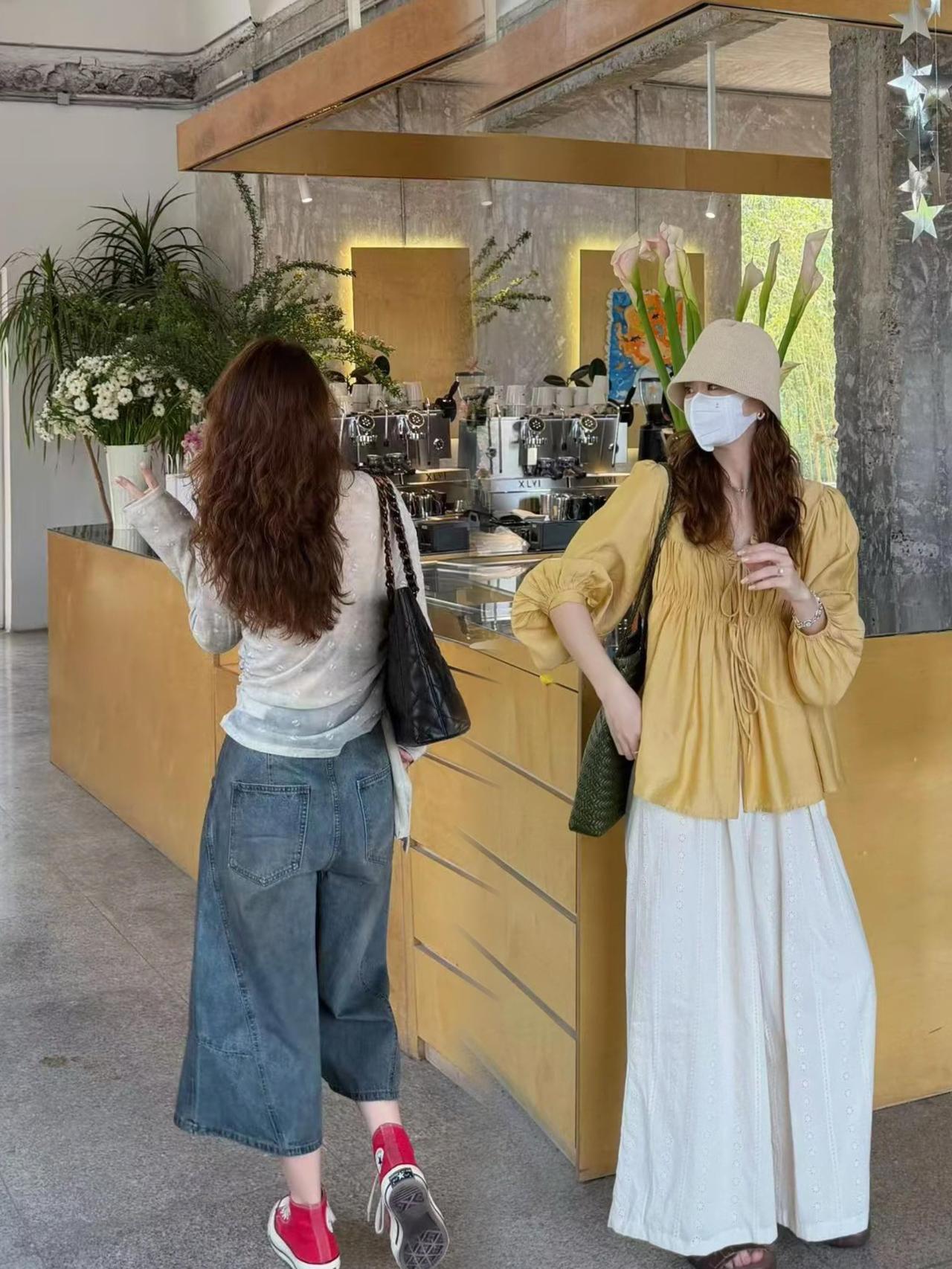 身材微胖就这么穿，显瘦洋气！松弛感的宽松廓形就是微胖姐妹的显瘦密码，垂感阔腿裤