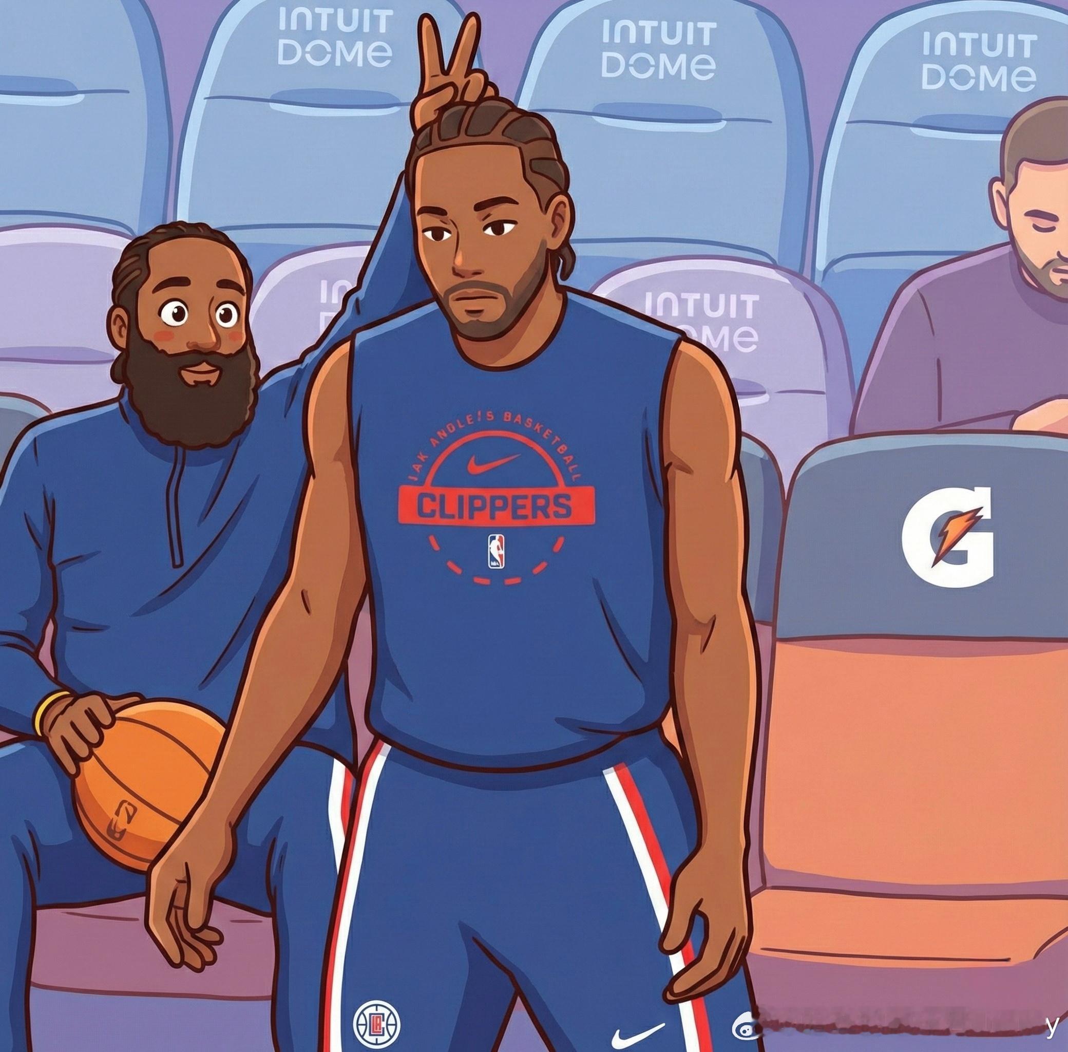 伦纳德今天打！