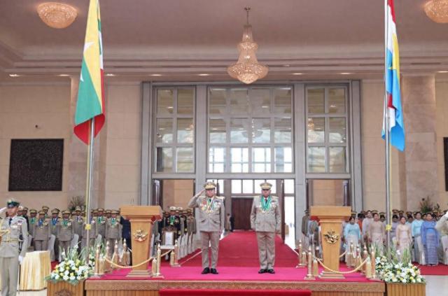 突发！缅甸军方高层大换血，当地时间3月30日，执掌军方大权15年的敏昂莱正式卸下