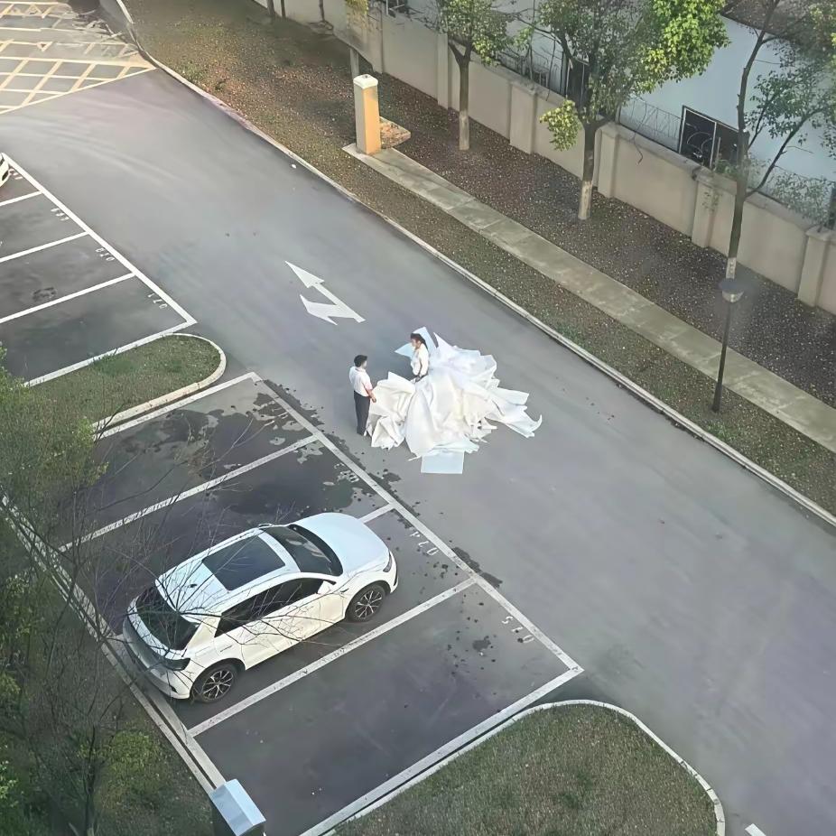 一大早的热闹的不行，我还以为楼下谁在浪漫求婚，结果是保安和保洁阿姨真的是笑