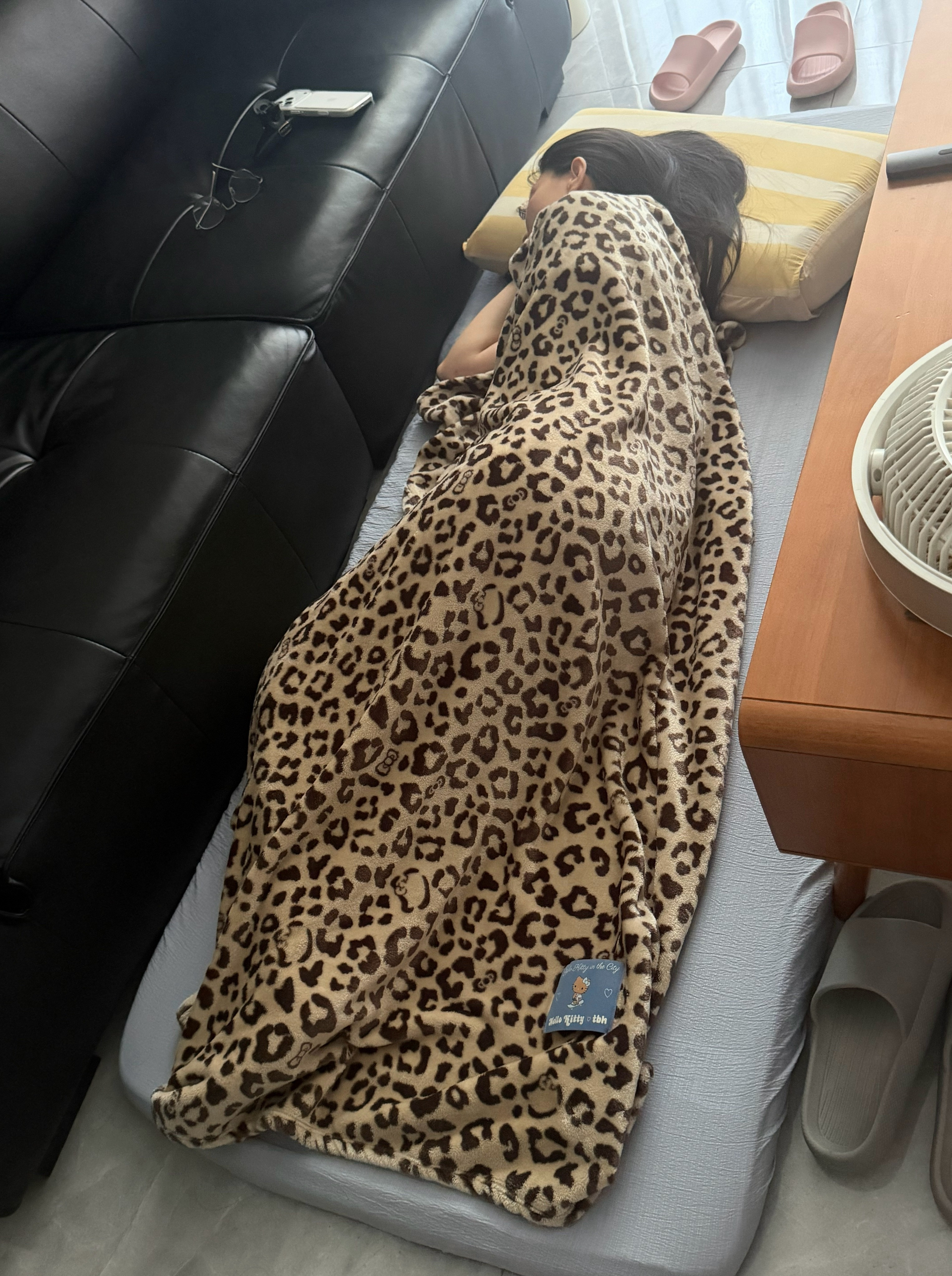 赵娜似乎发现这里睡觉更舒服了，她送完孩子上学之后，都在这里睡一会回神。其实我在这
