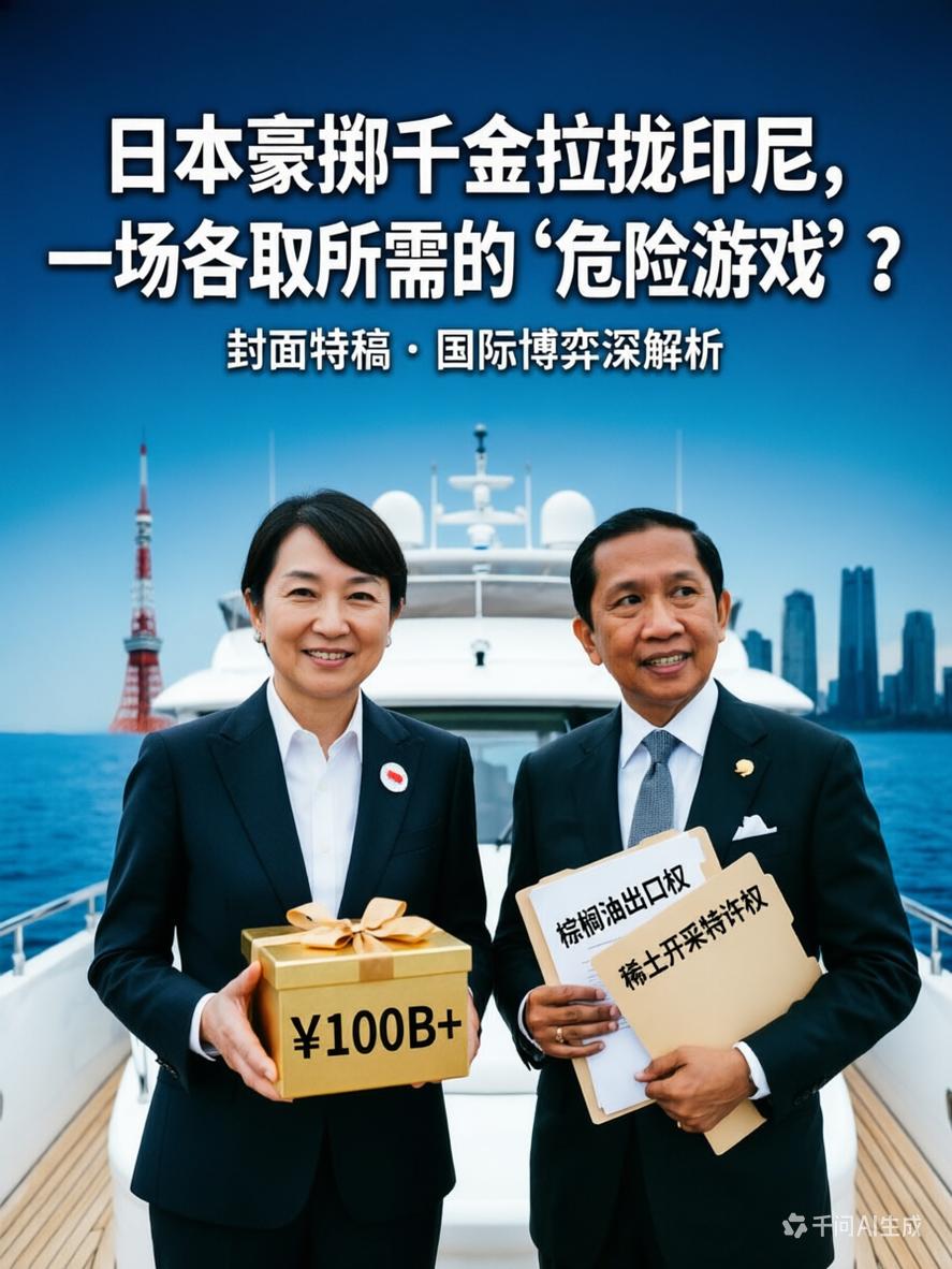 日本豪掷千金拉拢印尼，一场各取所需的“危险游戏”？印尼总统普拉博沃前脚刚到东京