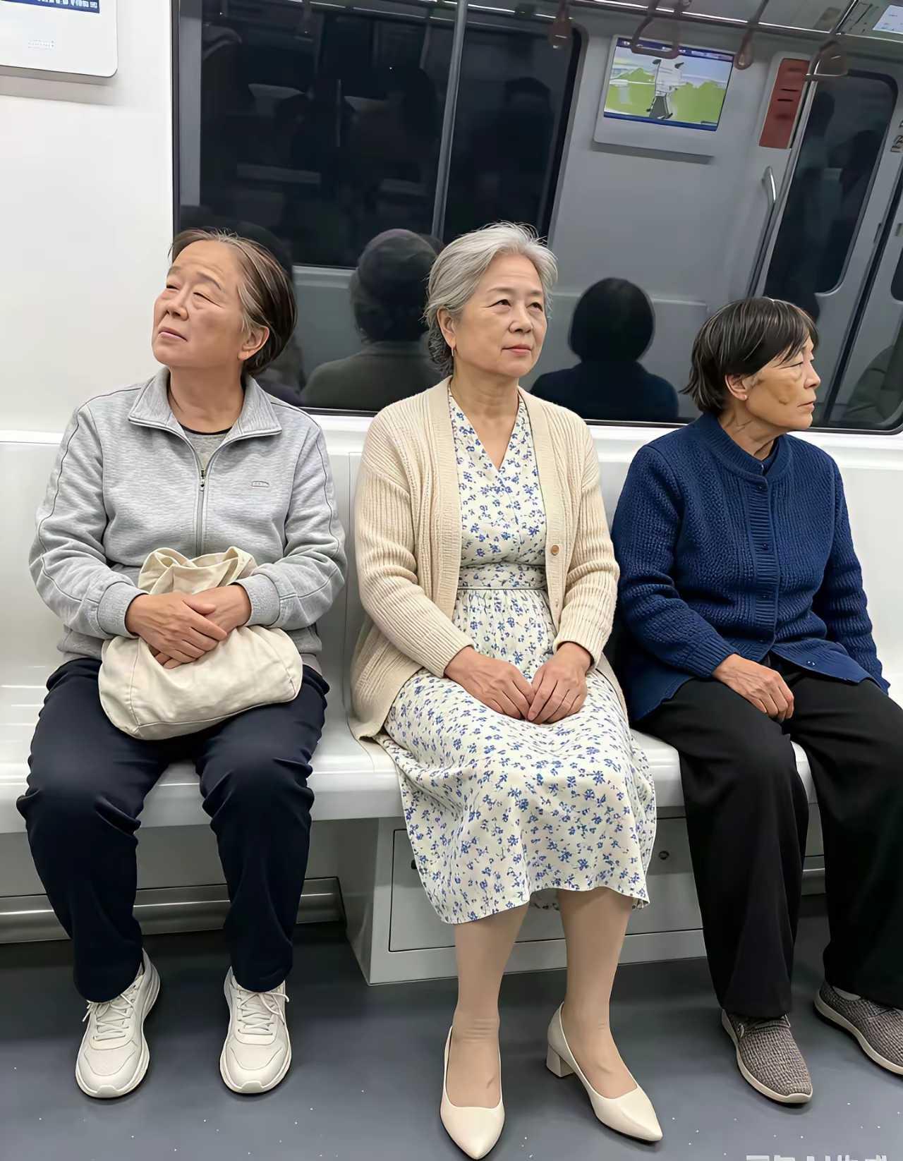 这三位阿姨的形象，等你老了，你希望自己成为那个阿姨的样子？