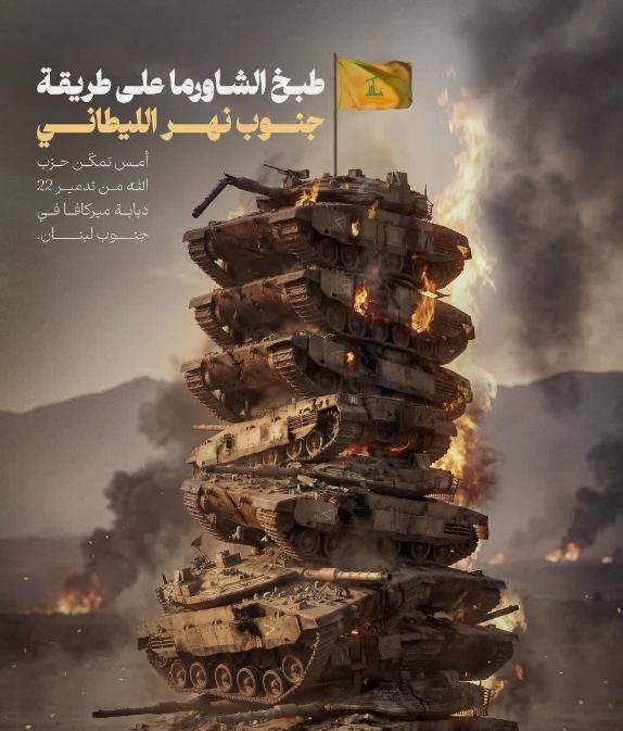 真主党这次的打法很聪明！以色列军队吃了大亏。他们最先进的梅卡瓦坦克，三天就被