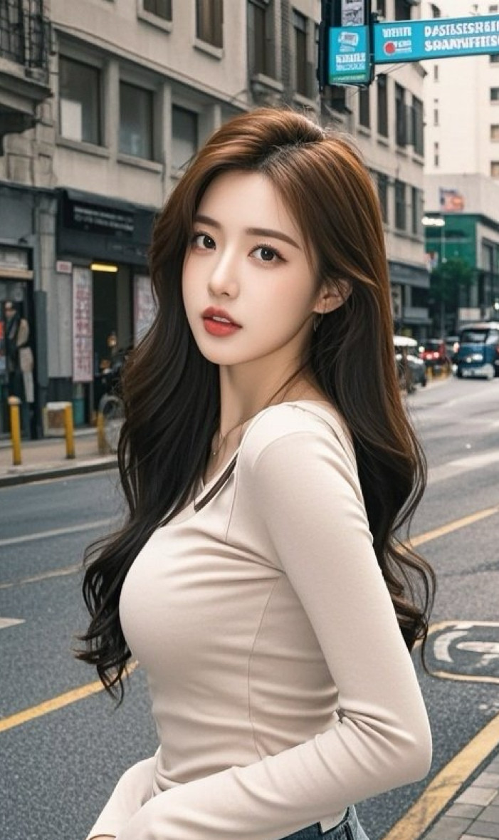 温柔少妇镜头感十足，韩系随手拍美如画报