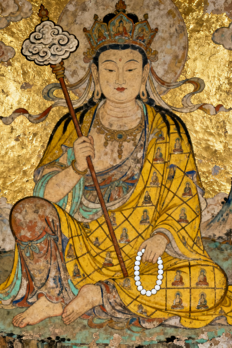 祈文殊菩萨慈悲庇佑，助我备考冲刺。愿知识点烂熟于心，解题思路敏捷，发挥稳定、突破