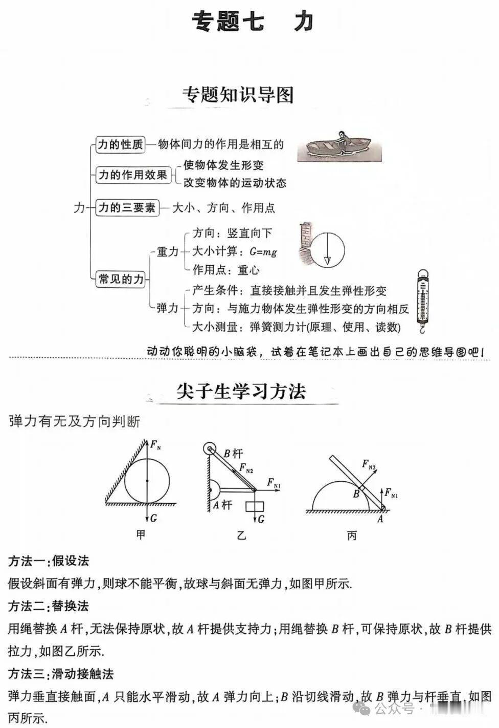 八下学期物理期中阶段提高复习