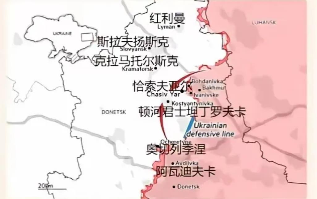 硬啃16个月，俄军终于拿下恰索夫亚尔这个卡脖子要塞俄军这回算是啃下块硬骨头！