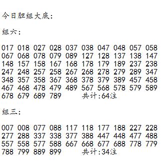 福彩3D第2025060期胆码大底★今日参数如下：主**公式**：807