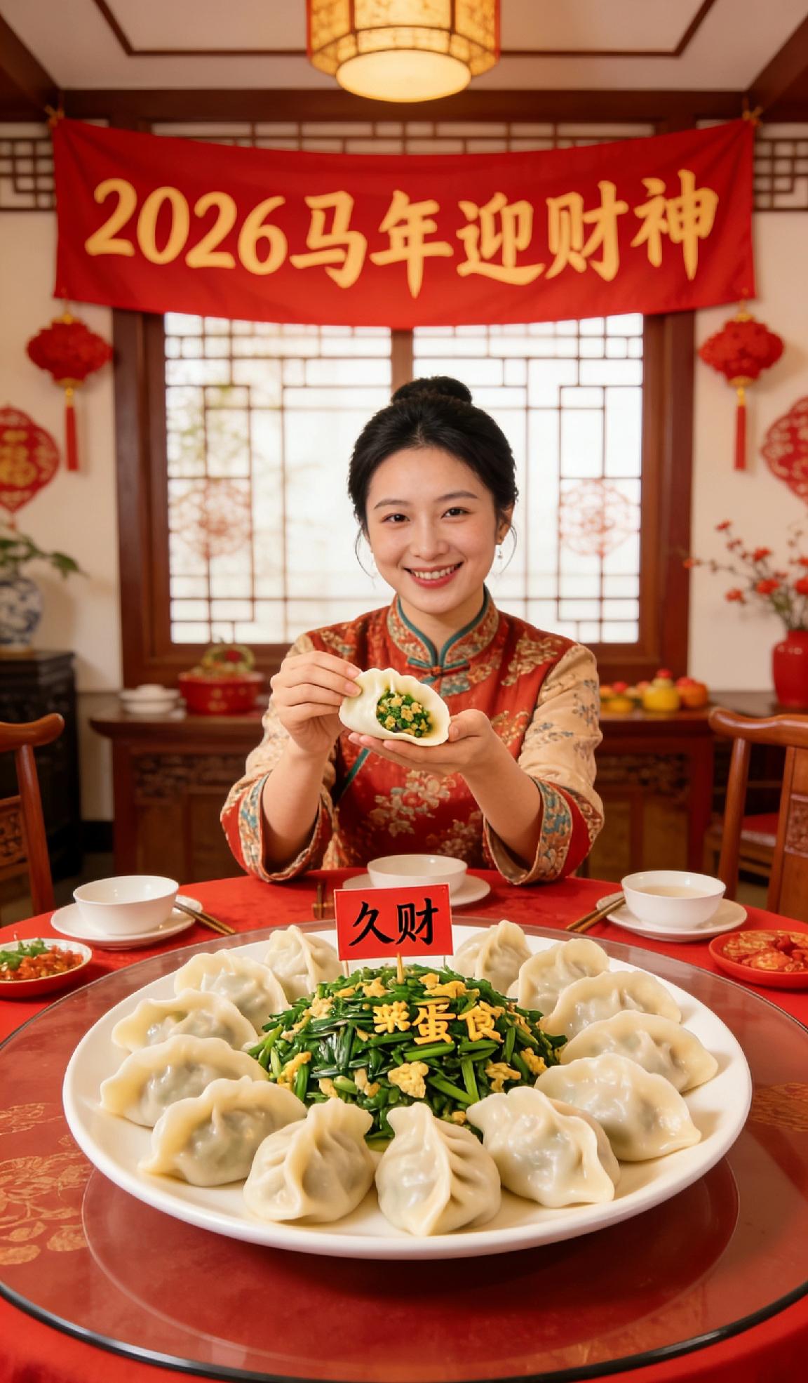 大年初五捏元宝，迎财神咯！在咱蒲城，破五的饺子可是“招财神器”，咬一口，福