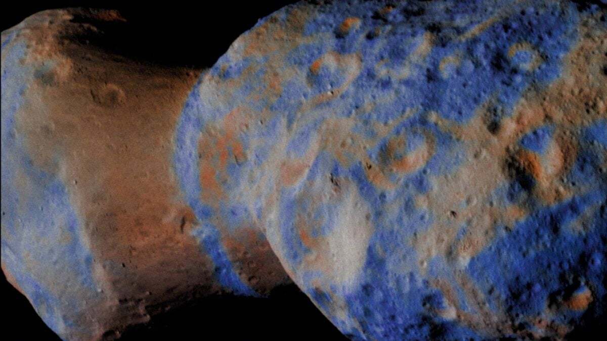 2025年4月20日，NASA的露西号探测器从一颗外形像花生的太空岩石旁边掠过，