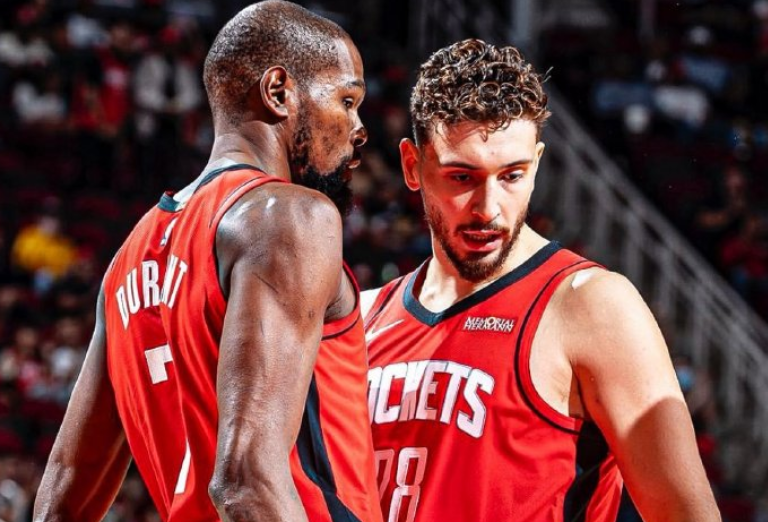 KD不再单打？23分4助2断打脸全网：他故意被双人包夹，火箭6人20+创历史，这才是MVP的终极进化