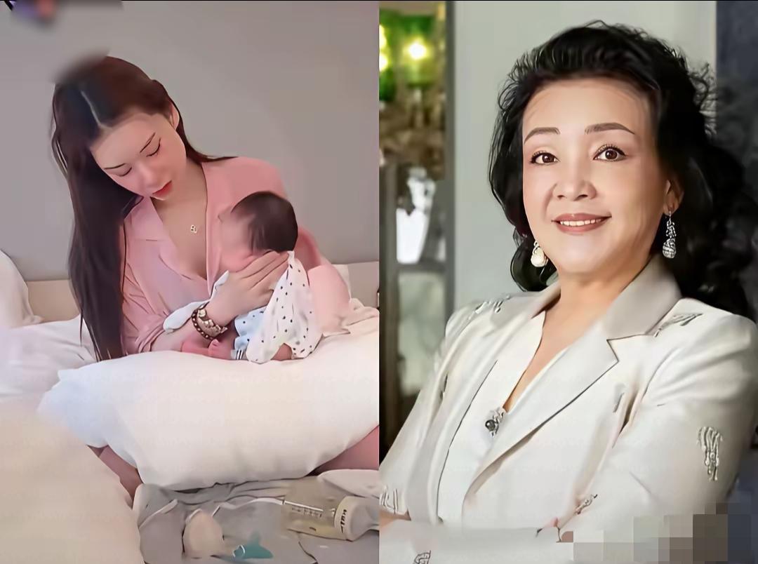 马筱梅昨日独自带着孩子和保姆低调回京，好像婆婆张兰没去迎接！马筱梅一个人带着