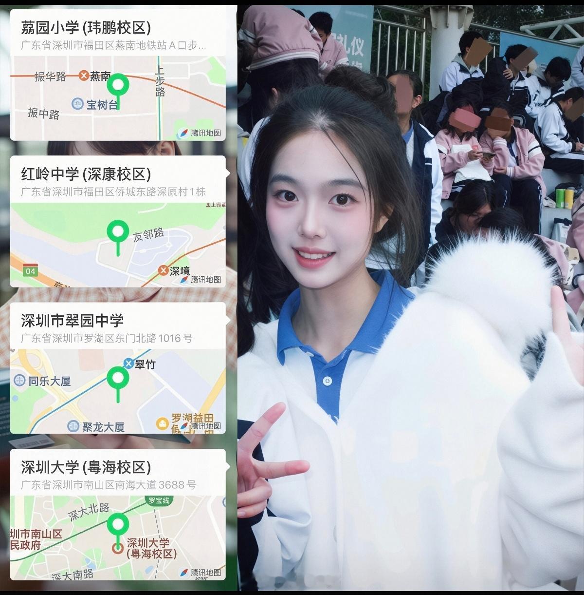 福田罗湖兜兜转转，最后还是去了深大。深二代从小的成长轨迹。深圳