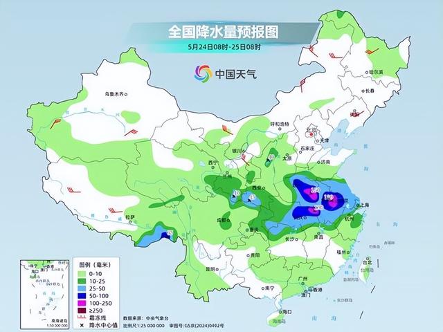 今明江南等地有暴雨大暴雨 南方气温将持续偏高