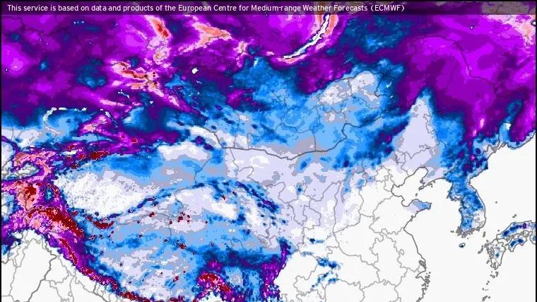 南方多省“冰冻模式”第3波冷空气提前? 预报 多地初雪冻雨齐上阵