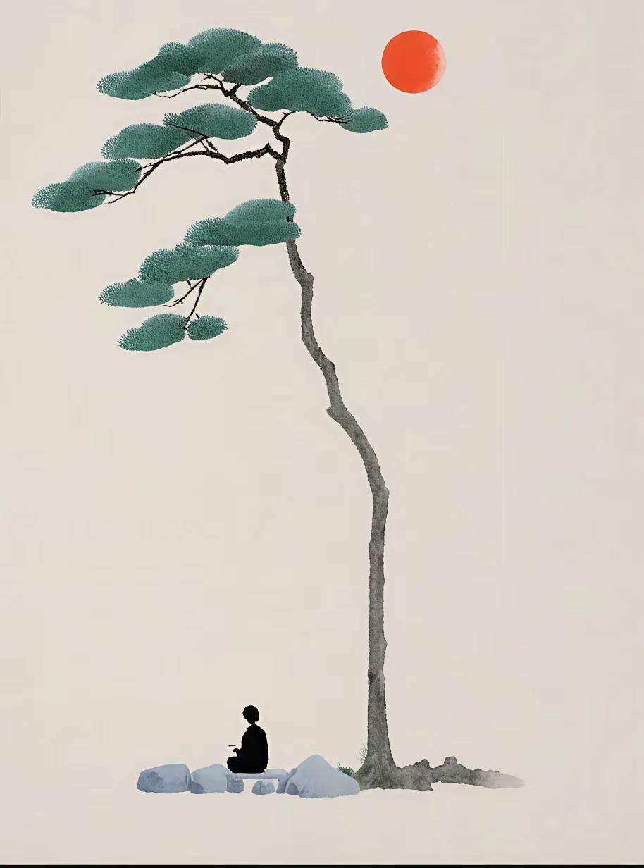 这幅意境图里，你能看出什么？你对人生的了悟有多大程度？