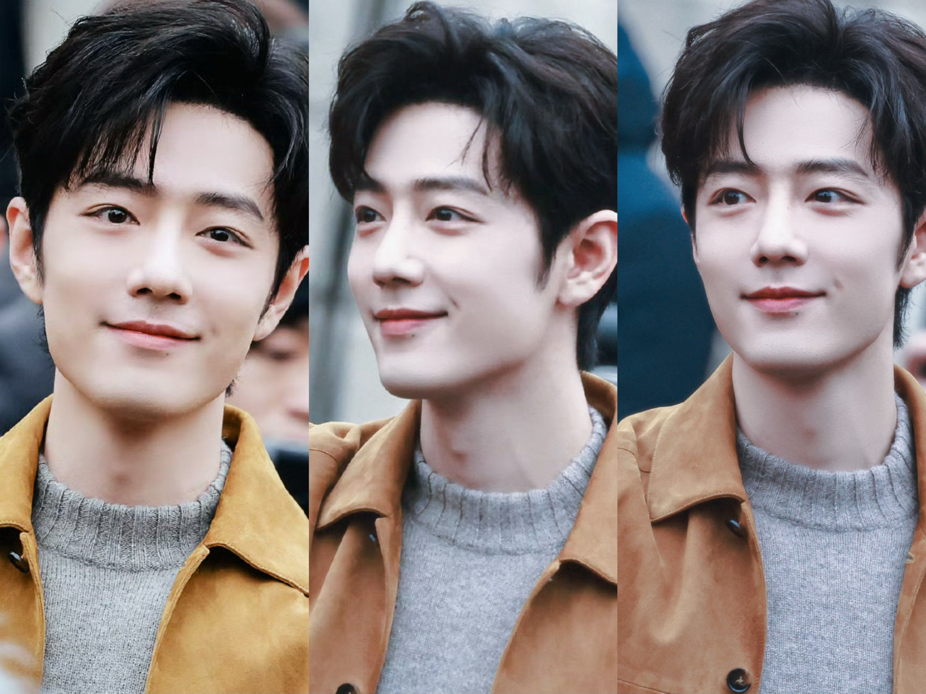 🍉最新肖战现身米兰时装周，他是内娱唯一一个生图打败精修图的男明星，被时尚圈喻为