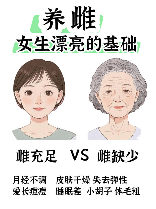 养雌是女人保持美貌的关键