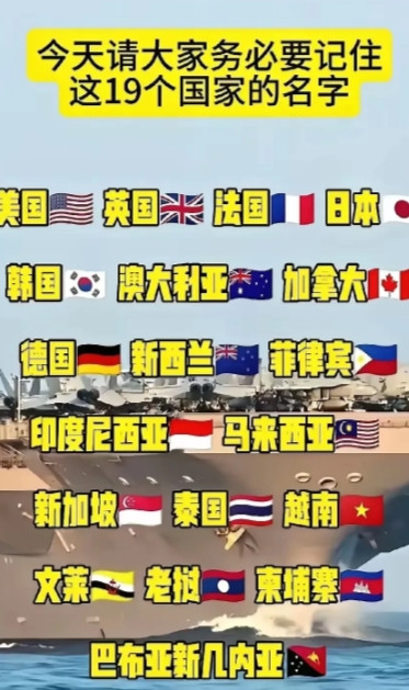 面对美国声势浩大的军演，中国为何不紧张？看到美国集结的19国名单，答案有了！