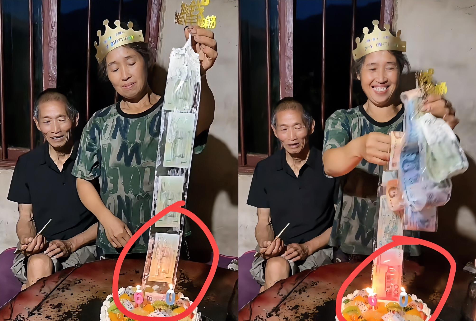 有了孩子才知道，一碗水是端不平的。贵州一女子发布了妈妈生日蛋糕抽钱的视频