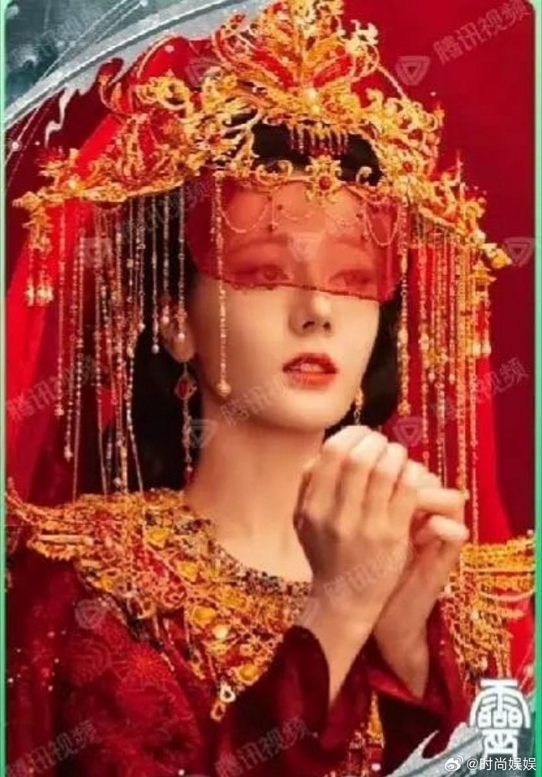 杨紫迪丽热巴都是嫁衣妆谁更好看