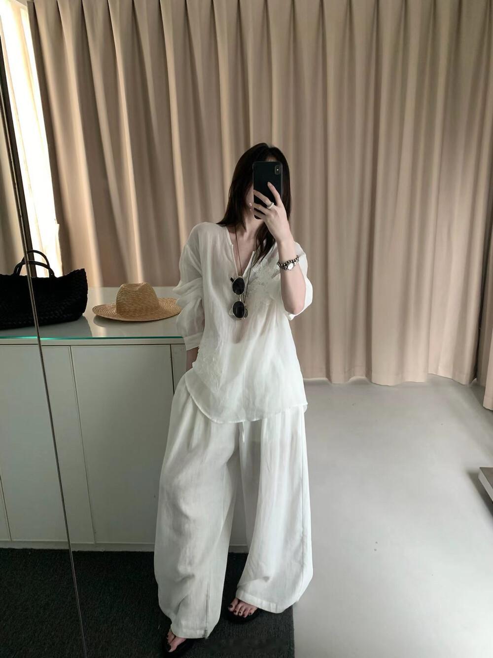 舒服的亚麻穿搭