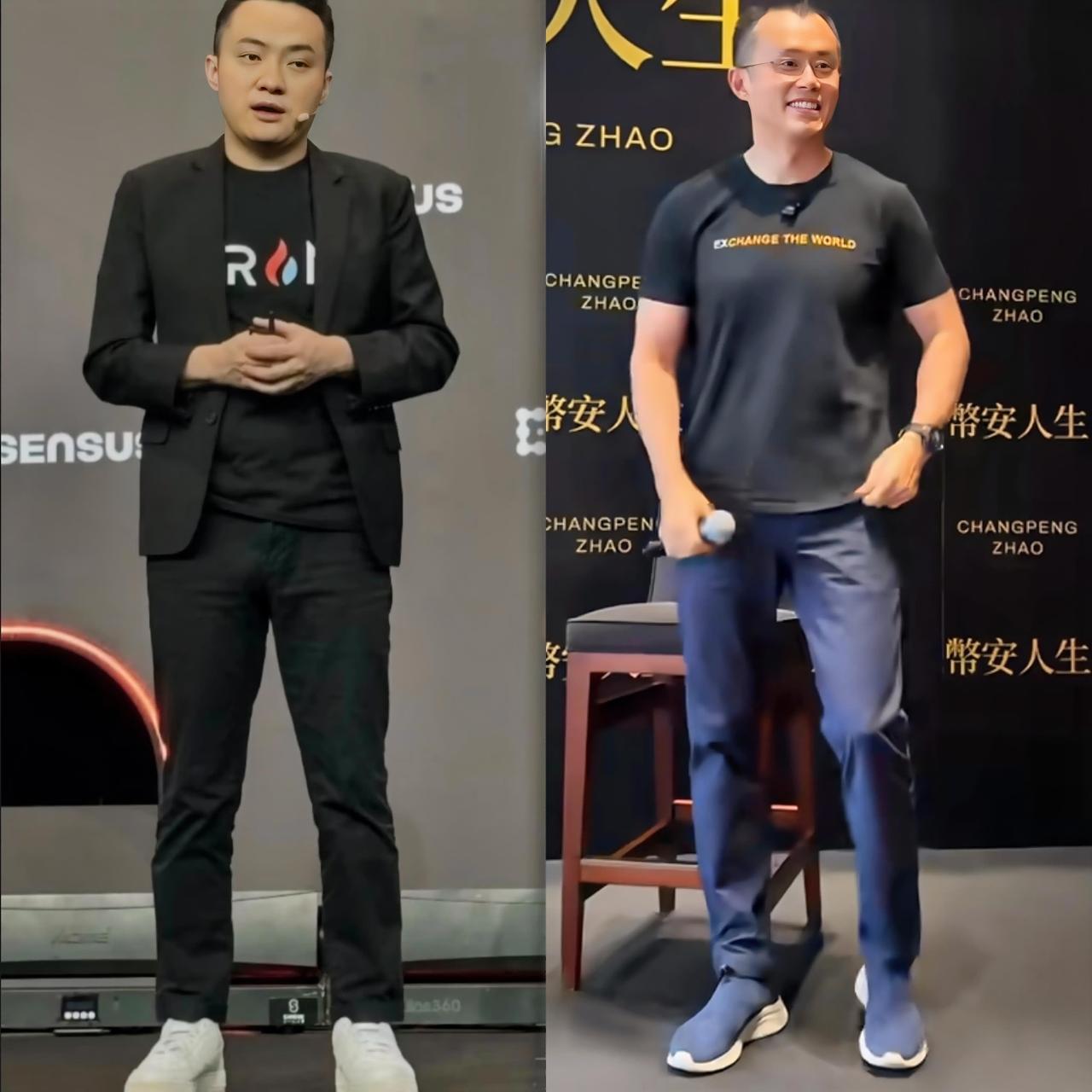 同是币圈的，颜值都是普通人，但气质却有点天差地别。孙某毕业北京大学，还会写新概