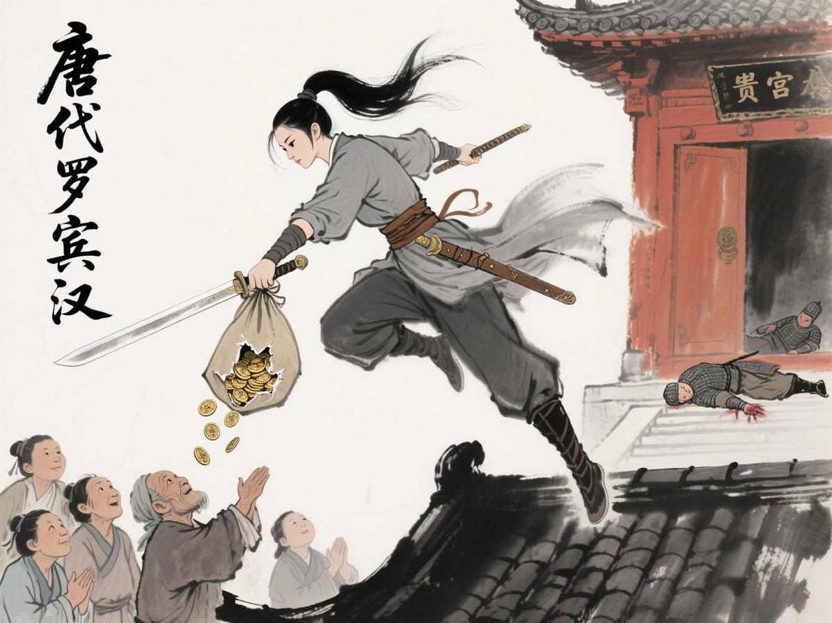 聂隐娘刺杀贪官济穷人！酬金全捐百姓，教武术自保：唐代罗宾汉唐朝最义“女侠传奇