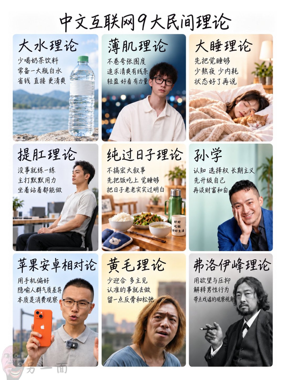 中文互联网9大民间理论，人均理论专家了哈哈哈～​